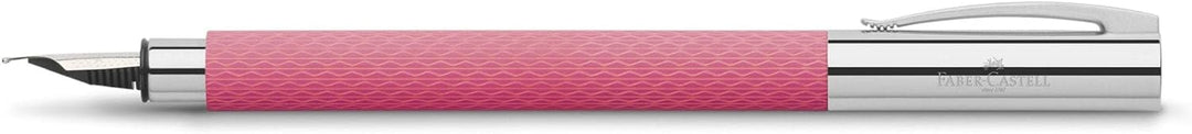 Faber-Castell 149691 - Füller AMBITION OpArt, Feder F, Pink Sunset, F