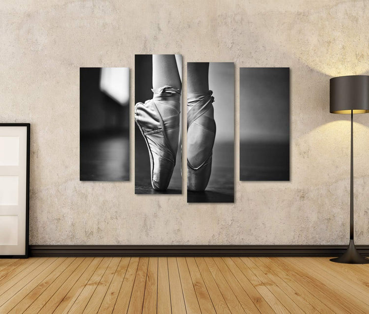 islandburner Bild auf Leinwand Eleganter Tanz Füsse Tanzen Ballerina Probe Bilder Wandbilder Poster