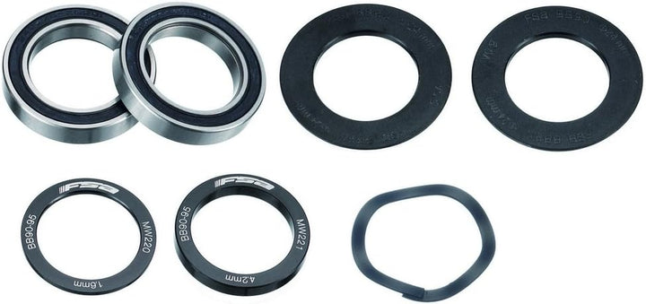 FSA Unisex-Adult 421599015 Kit cuscinetti Corsa BB90 x pe, Argent, 90