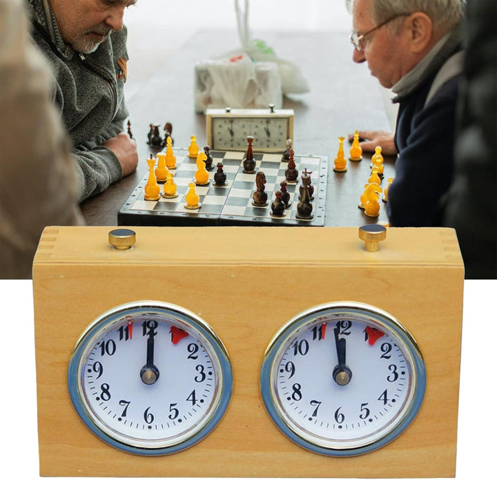 Schachuhr Timer, Mechanische Schachuhr, Professionelle Schachuhr Analog Wettbewerb Timer, Timing Too