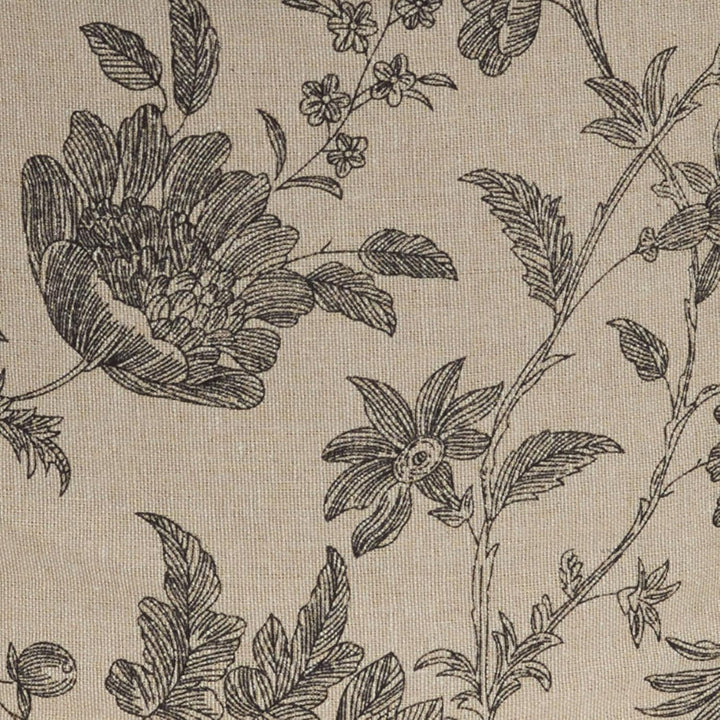 Household Essentials 3-Piece Hat Box Set with Faux Leather Lids, Floral Pattern Blumenmuster, Blumen