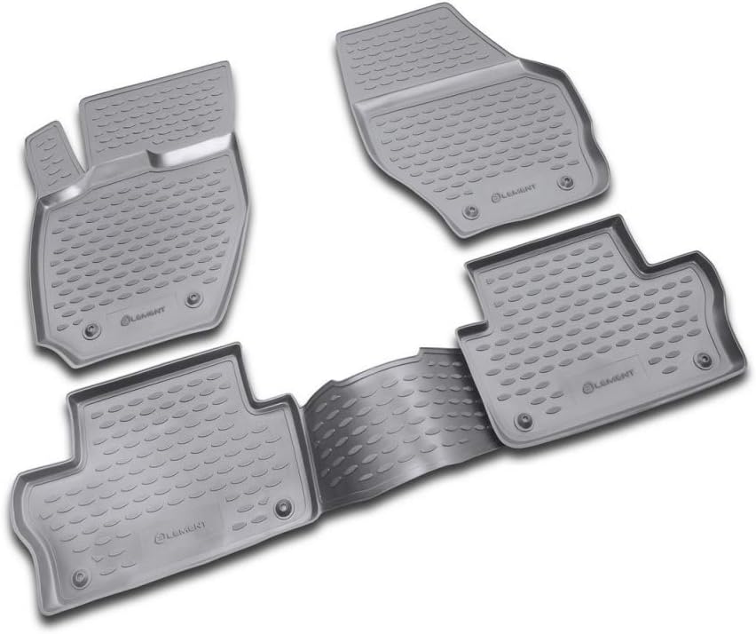 Element EXP.NLC.50.09.210 Custom Fit Premium Anti-Slip Rubber Floor Mats for Volvo XC60 Year: 08-17