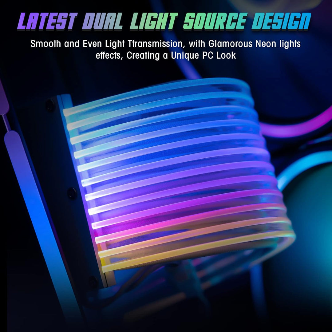 AsiaHorse 24Pin ATX Adressierbare RGB Kabel, ARGB 24PIN Mainboard Sleeved Cable, 5V 3PIN PSU Kabelve