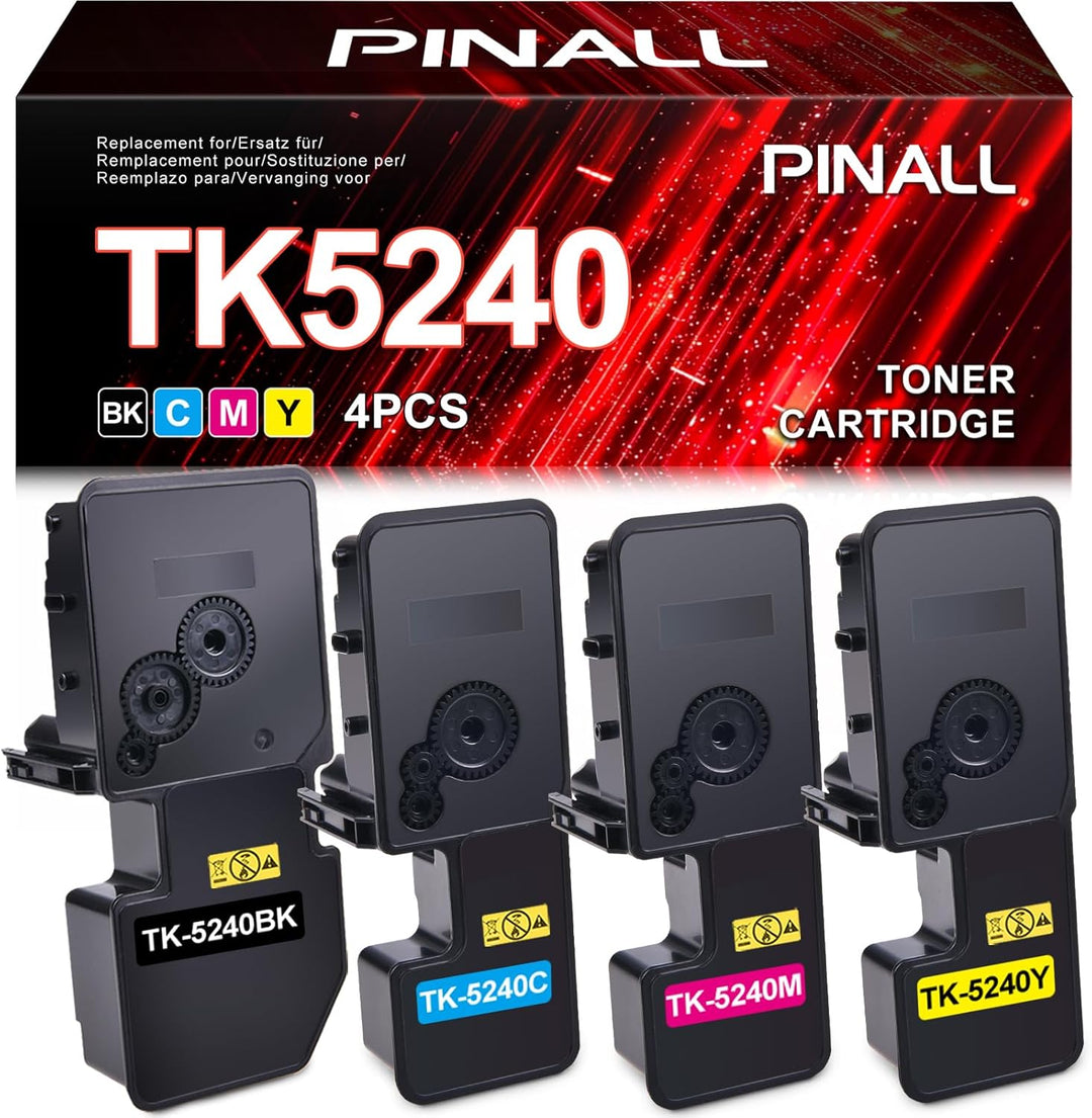 PINALL TK-5240 Toner Kompatibel für Kyocera Ecosys M5526cdw M5526cdn für Kyocera TK-5240K TK5240 TK5