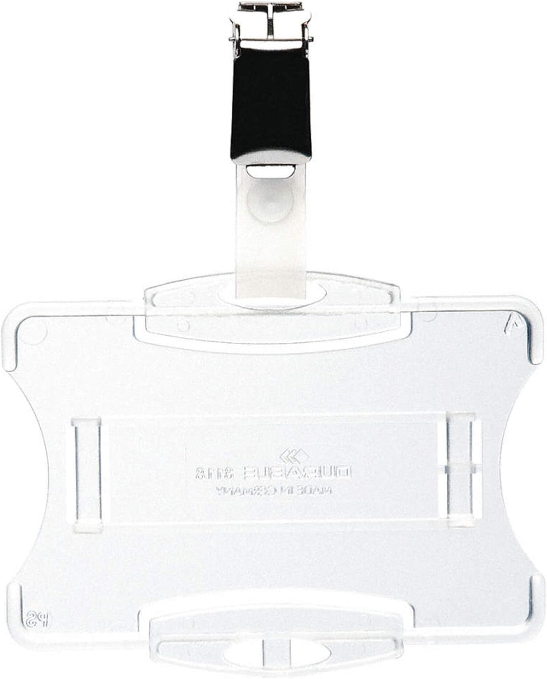 Durable Ausweiskartenhalter (für Betriebsausweis mit Clip, 87 x 54 mm (Innenmass)) Packung à 25 Stüc