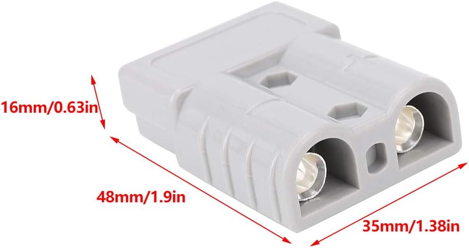 Anderson-Anschluss, Batterieanschluss, 10 Stück Anderson-Batterieanschluss 50A 600V 16mm² 6AWG Kabel