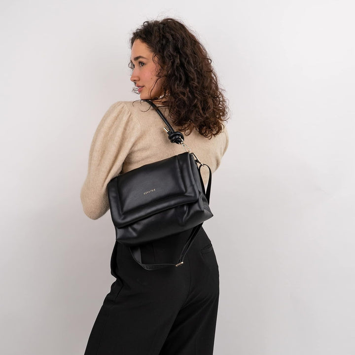 Expatrié Umhängetasche Damen - Zoe Medium - Stylische Handtasche aus Veganem Leder - Elegante Crossb