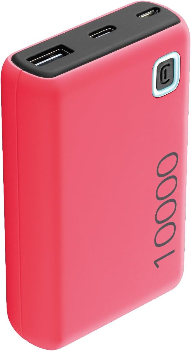 cellularline Zubehör Smartphones Marke Modell Power Bank 10.000 Rosso, Rosa