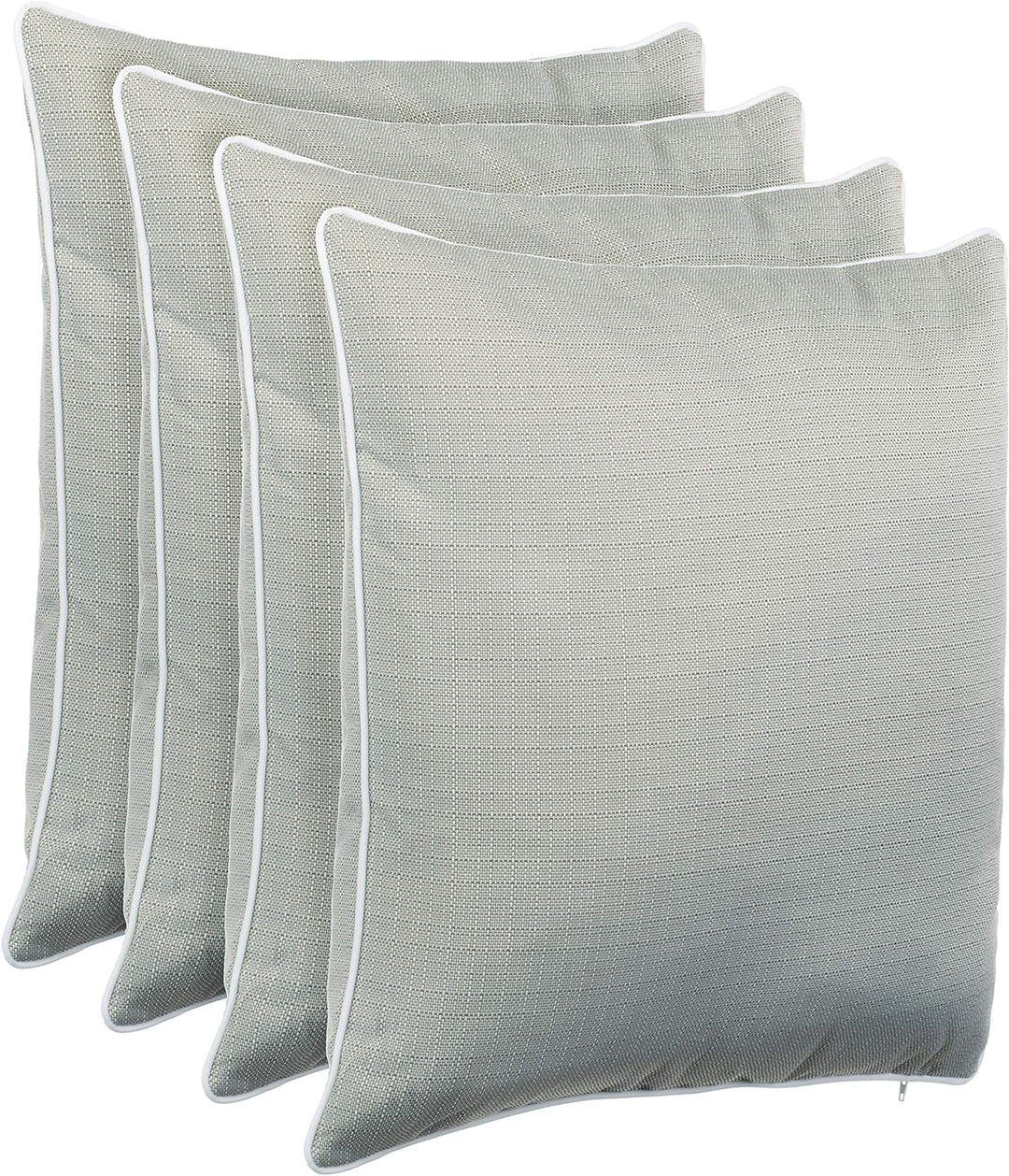 Brandsseller Outdoor Garten Kissen Dekokissen Leinenoptik strukturiert Schmutz- und Wasserabweisend