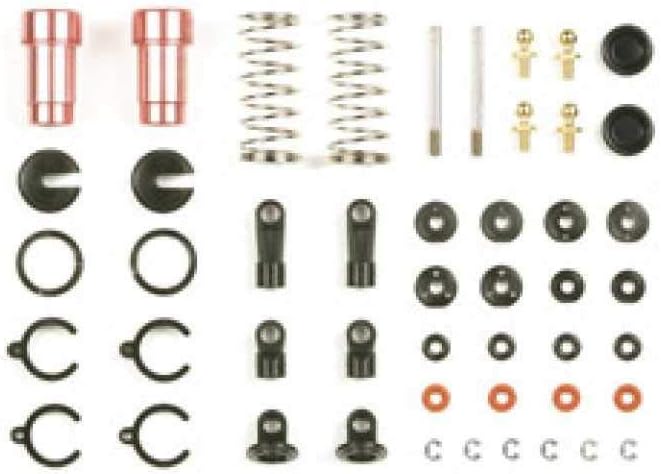 TAMIYA 300053155 - Stossdämpfer-Satz Aluminium