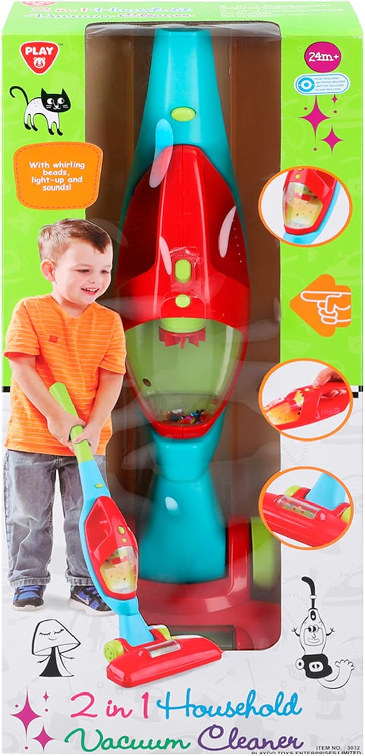 Color Baby 44307 Elektrischer Staubsauger 2 in 1, 3 Jahre bis 99 Jahre , Multicolor