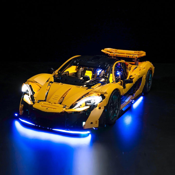 LocoLee Licht Kompatibel mit Lego Technic 42172 McLaren P1, Nur Lichter Set - Kein Modell, Licht Bel