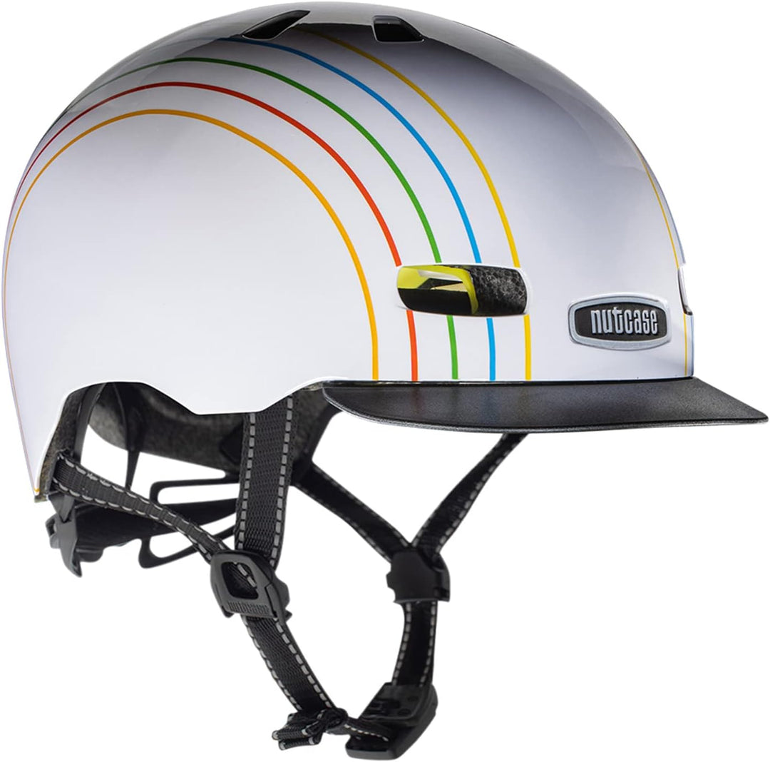 Nutcase Street MIPS Fahrradhelm 'Pinwheel' Gloss, S