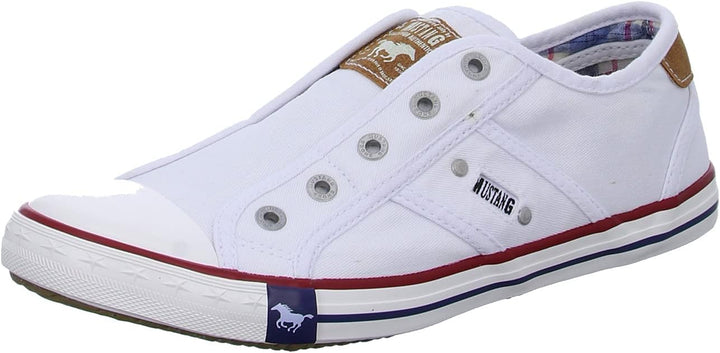 MUSTANG Herren Stiefel Sneaker 43 EU Weiss, 43 EU Weiß