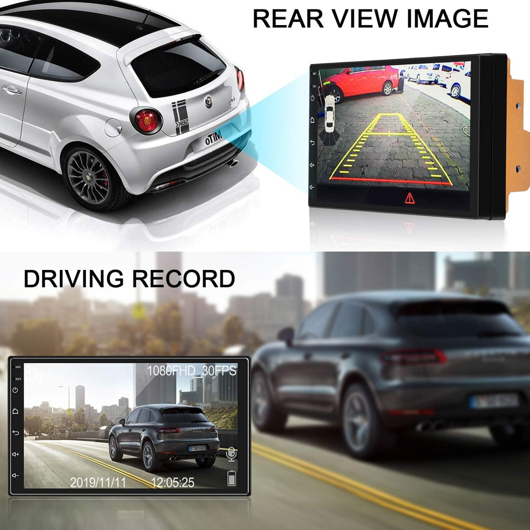 ANKEWAY 2022 Das Neueste Upgrade 7 Zoll Android Autoradio 2 DIN, 1080P HD Touchscreen Auto Multimedi