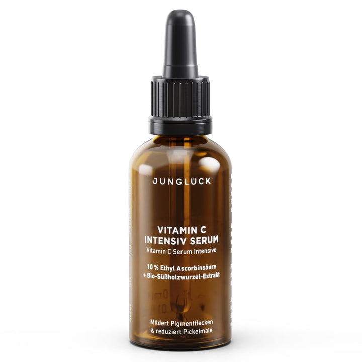 JUNGLÜCK Vitamin C Serum intensiv | Schenkt dir einen strahlenden und gleichmässigen Teint Braun, Br