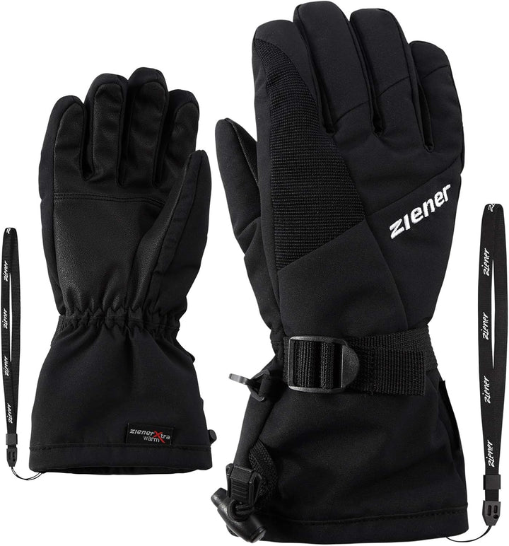 Ziener Kinder LANI GTX glove junior Ski-handschuhe 3.5 Schwarz, 3.5 Schwarz