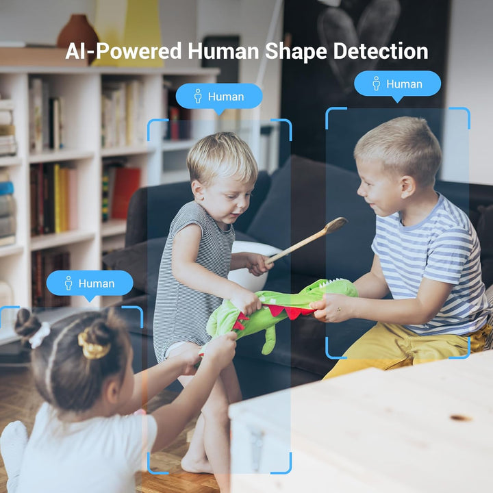 EZVIZ 2K WLAN Überwachungskamera Innen, 360° WLAN Kamera mit Personenerkennung, Auto Tracking und St