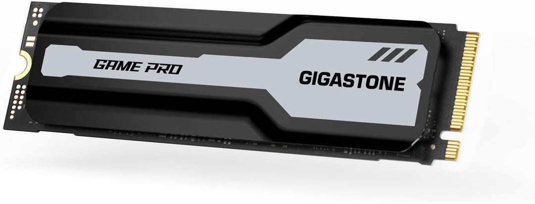 Gigastone M.2 SSD 4TB mit Kühlkörper Optimiert für PS5 NVMe SSD M.2 2280 PCIe Gen4 Ultraschnelle Int
