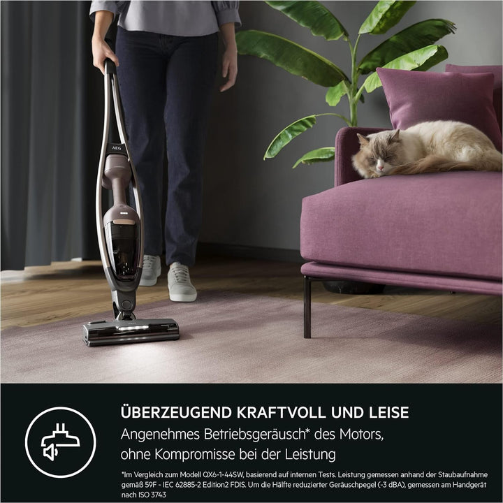 AEG CLEAN 6000 AS62A252XN Akku Staubsauger kabellos/stielstaubsauger beutellos/leise/handstaubsauger