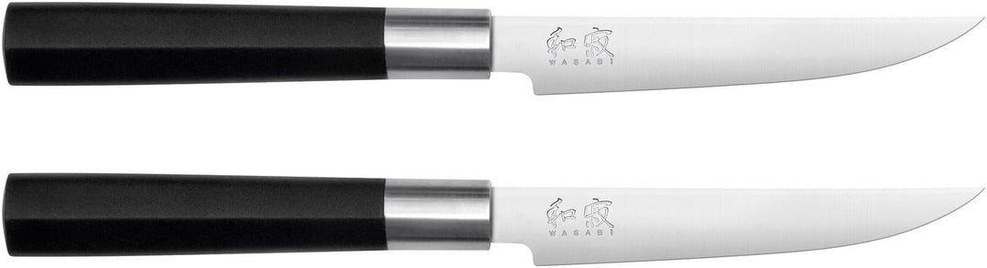 KAI Wasabi Black Wasabi Black Set, Inhalt: 2 x Steakmesser 6711S , 67S-400