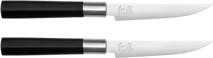 KAI Wasabi Black Wasabi Black Set, Inhalt: 2 x Steakmesser 6711S , 67S-400