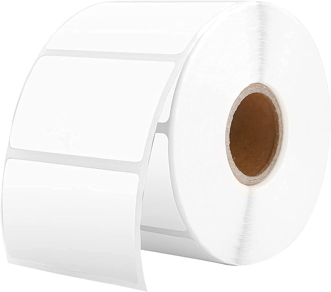 MUNBYN 57x32mm Thermodirekt-Etiketten, Selbstklebend Adressaufkleber, BPA&BPS Freies Quadratisches E