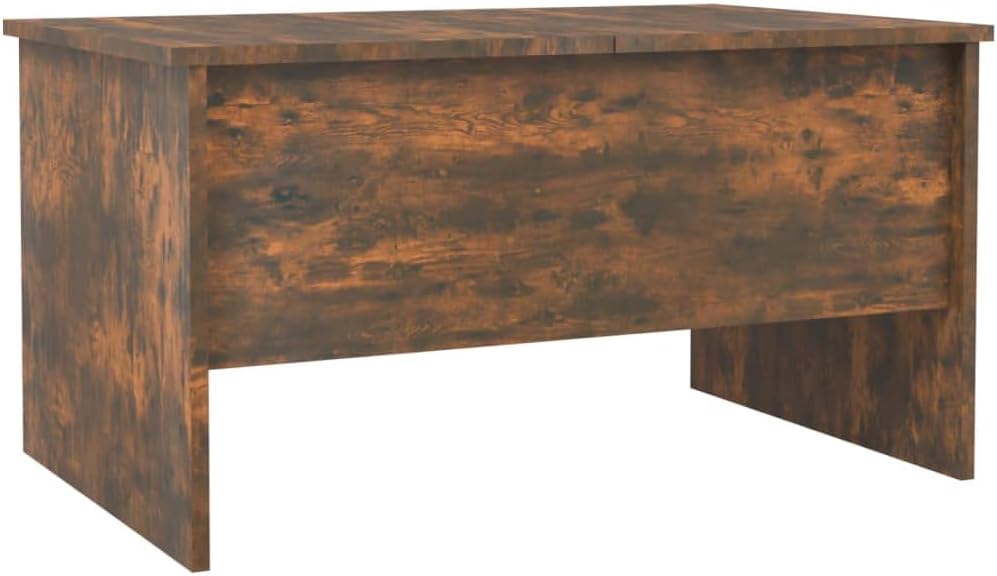 FIRBNUS 80x50x42,5 cm Couchtisch Höhenverstellbar Kleiner Beistelltisch Wohnzimmertisch Modern Stilv