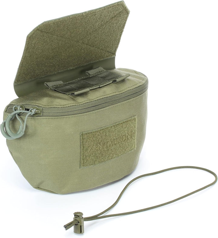 Zentauron Drop Down Pouch für Plattenträger Schutzwesten mit Fach für Weichballistik Zubehör Tasche