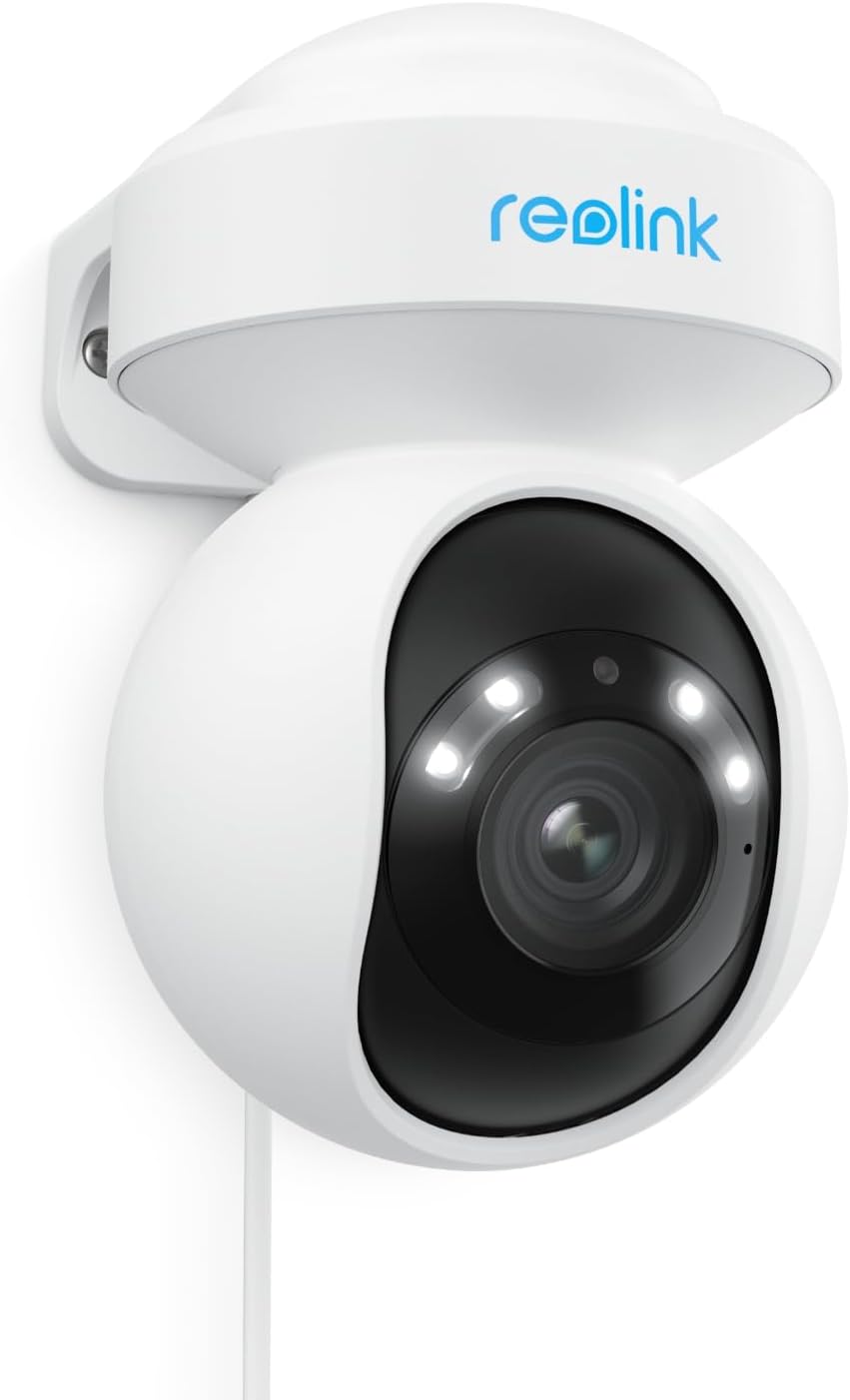 Reolink 4K PTZ PoE Überwachungskamera Aussen, 3X Optischem Zoom, Kamera Outdoor mit Personen-/Fahrze