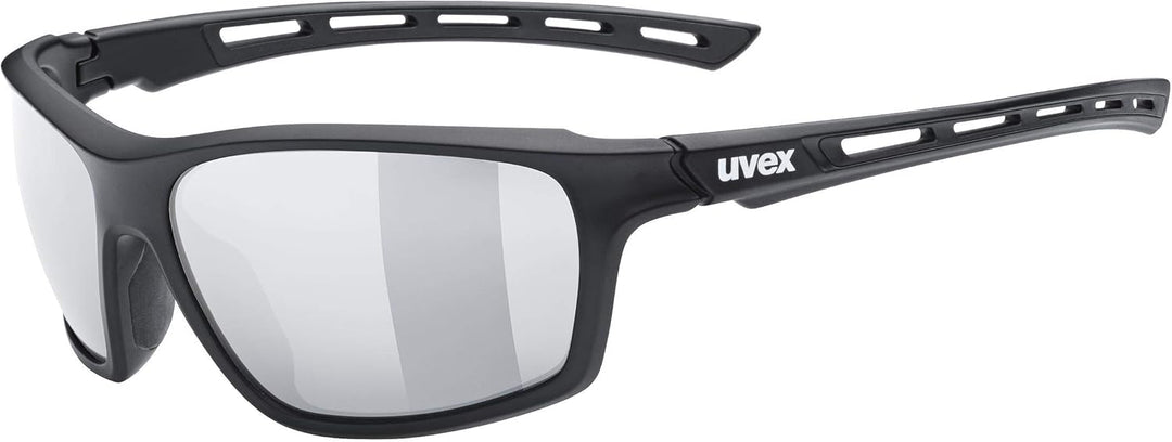uvex Unisex Sportstyle 229 Sportbrille (1er Pack) Einheitsgrösse black mat/silver, Einheitsgrösse bl