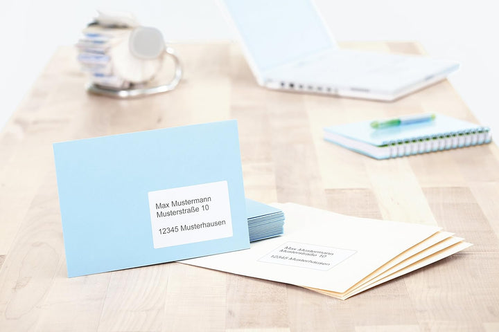 HERMA 4268 Universal Etiketten, 100 Blatt, 99,1 x 57 mm, 10 Stück pro A4 Bogen, 1000 Aufkleber, selb