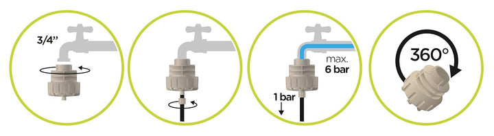 Tropf-Blumat Druckreduzierer