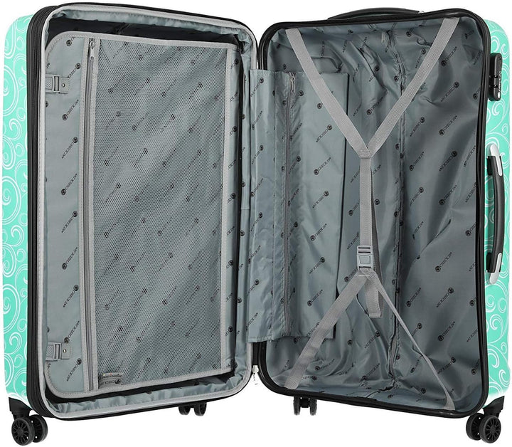 Bowatex Kleiner Koffer mit Handgepäck Masse Gelb Apricot Blume 53 cm