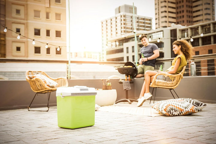 SEVERIN Elektrische Kühlbox (19 L) mit Kühl- und Warmhaltefunktion, Auto Kühlbox mit 2 Anschlüssen (