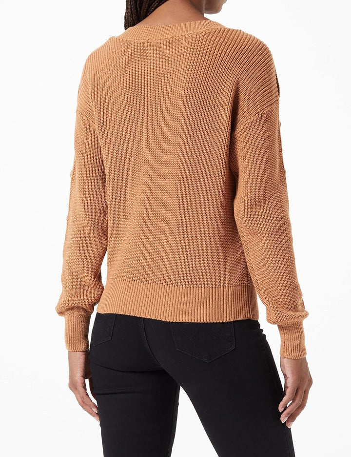 GARCIA Damen Pullover L Burnt Sand, L Burnt Sand