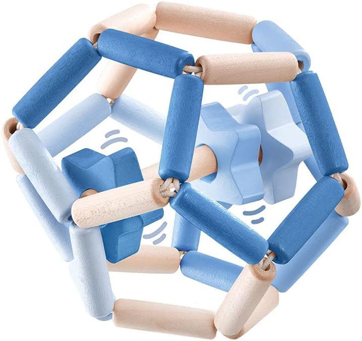 Selecta 64022 Sternentanz blau, bellybutton, Greiflingsball, 11,5 cm