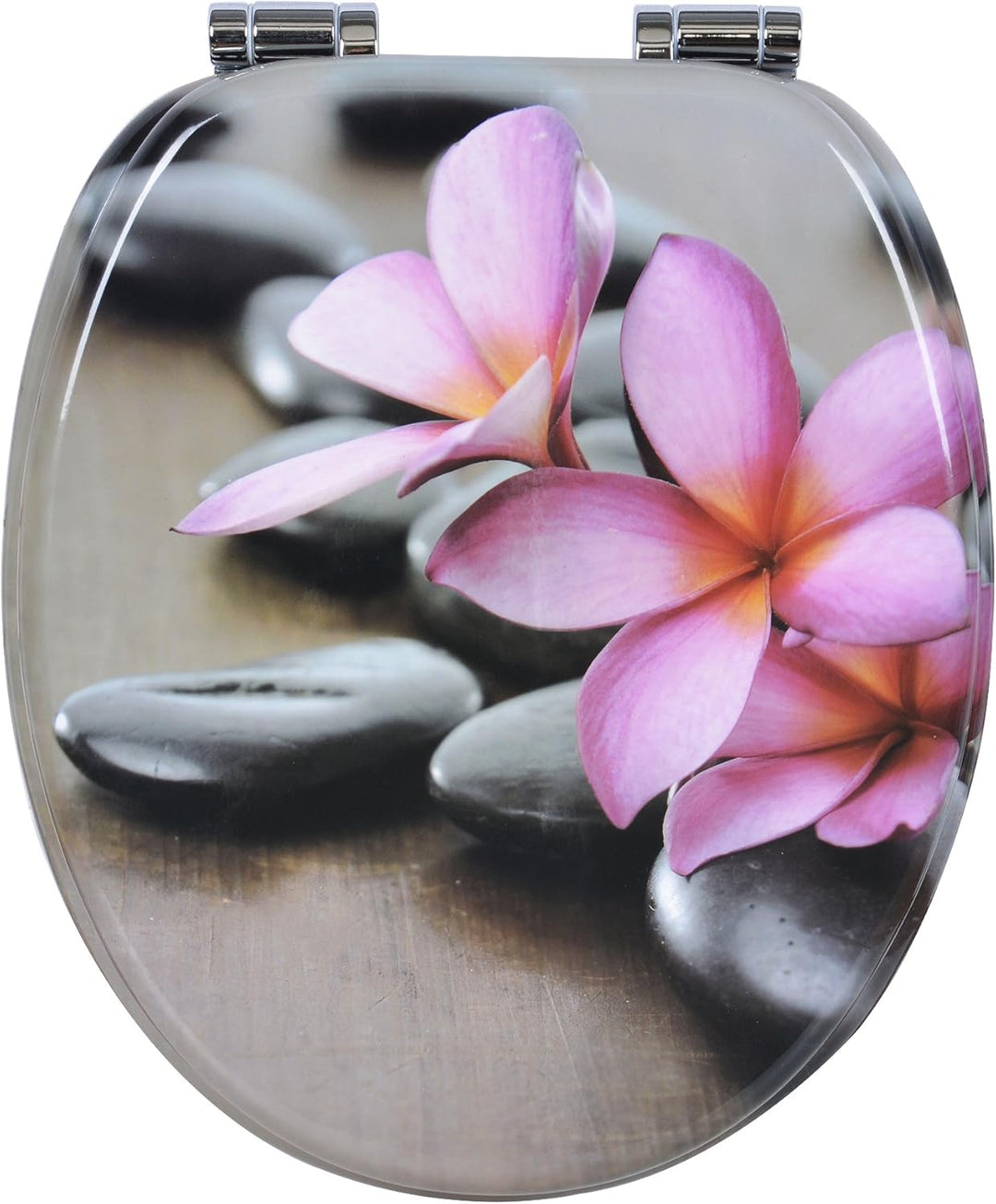 WOLTU #2 Premium WC-Sitz Toilettensitz mit Absenkautomatik, MDF Holzkern, Softclose Scharnier, Antib