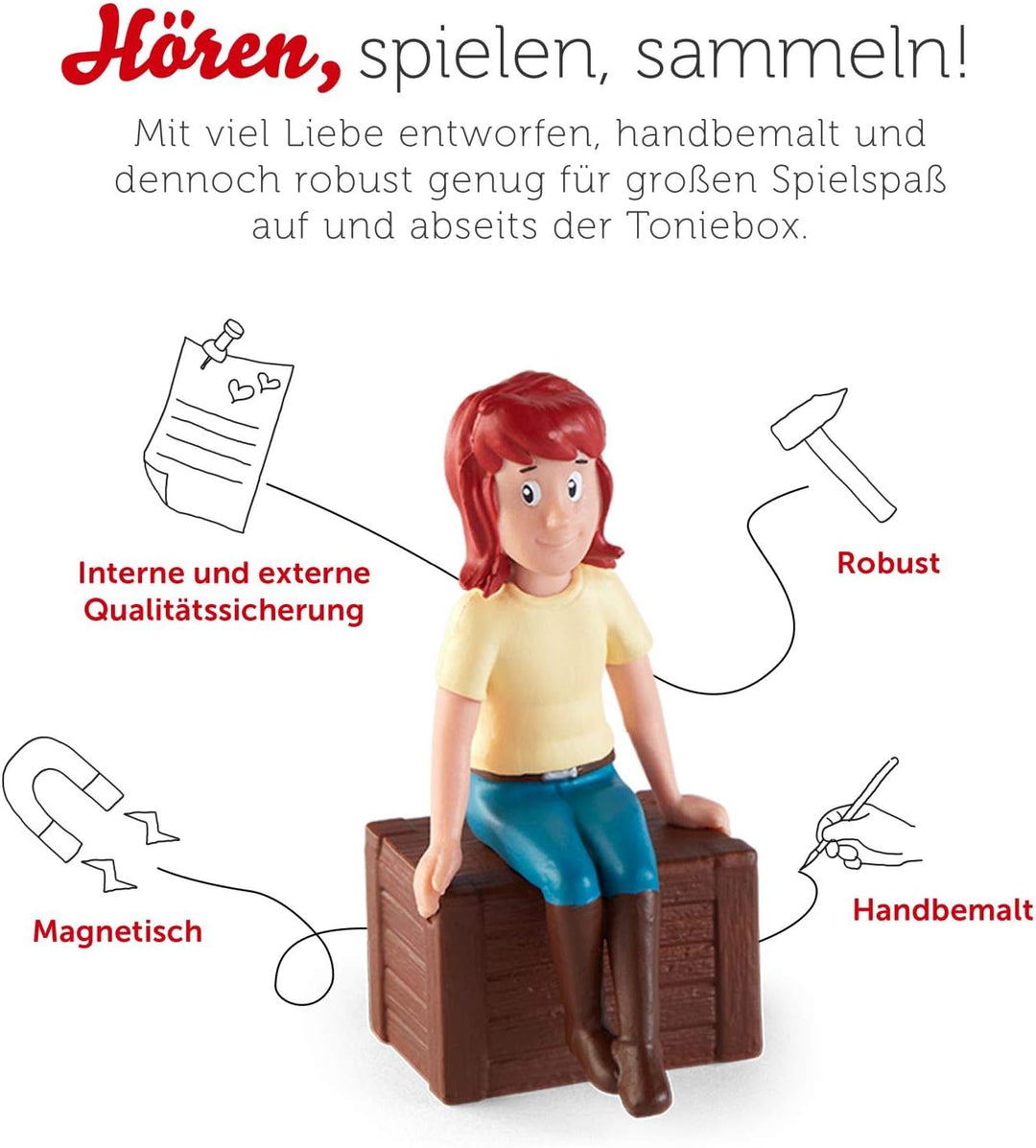 tonies Hörfiguren für Toniebox, Bibi und Tina – Die Wildpferde (Teil 2), Hörspiel für Kinder ab 6 Ja