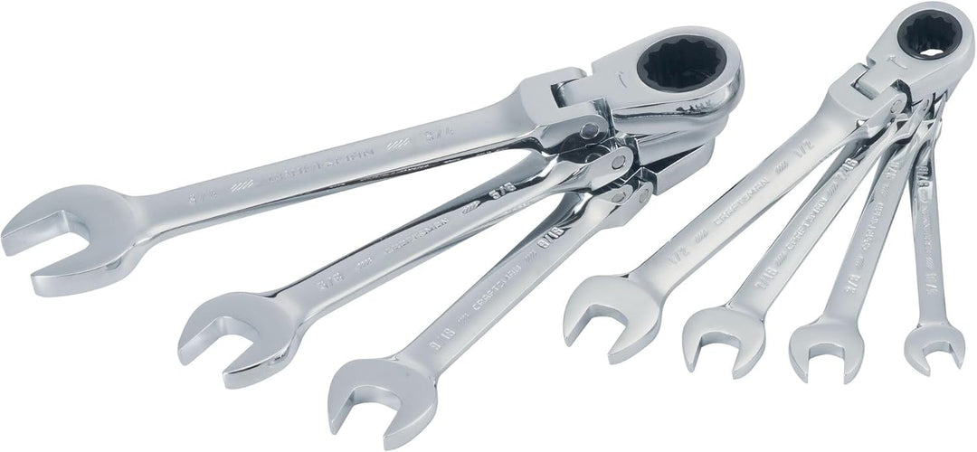 CRAFTSMAN CMMT87010 7-Piece SAE Flex Reversible Ratchet Set