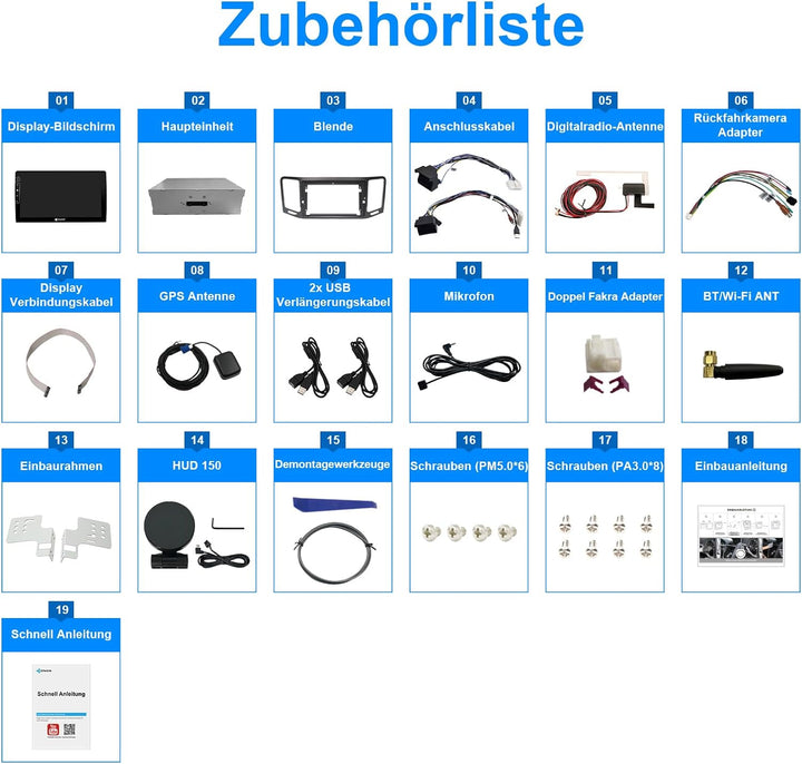 DYNAVIN Android Autoradio Navi für VW Sharan Seat Alhambra, 9 Zoll OEM Radio mit Wireless Carplay un