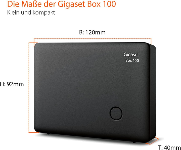 Gigaset Box 100 - DECT-Basis-Station für Ihr eigenes Kommunikationssystem mit unterstützt bis zu 6 M