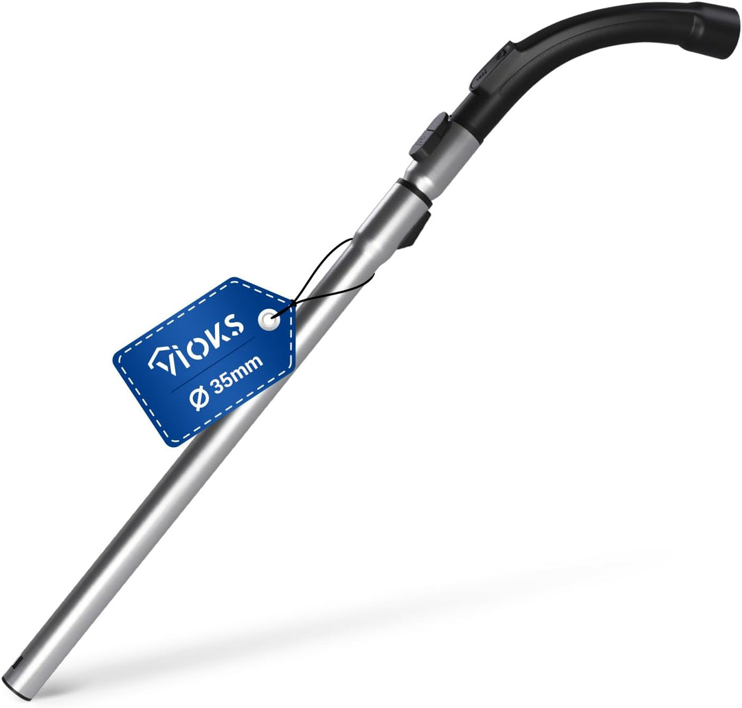VIOKS SET Staubsauger Handgriff & Staubsaugerrohr 35mm Ø Ersatz für Miеle 9442601 & 10275580 - Griff