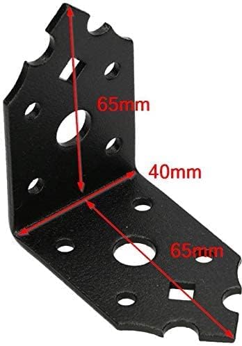 KOTARBAU® 25er Set Winkelverbinder 65x65x40mm Stuhlwinkel Möbelwinkel Lochwinkel Bauwinkel Holzverbi