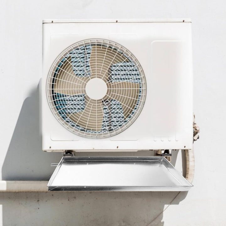 Gadpiparty Klimaanlagen-Ablaufwanne Mit Schlauch Kondensat-Ablaufwanne Edelstahl Ac-Ablauf-Auffangwa