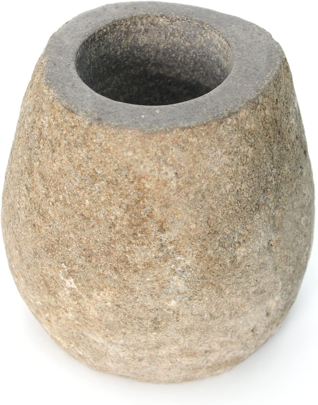 wohnfreuden Flussstein Toilettenbürstenhalter ca. 19 cm Unikat Bad Gäste WC Bürste Zubehör Garnitur