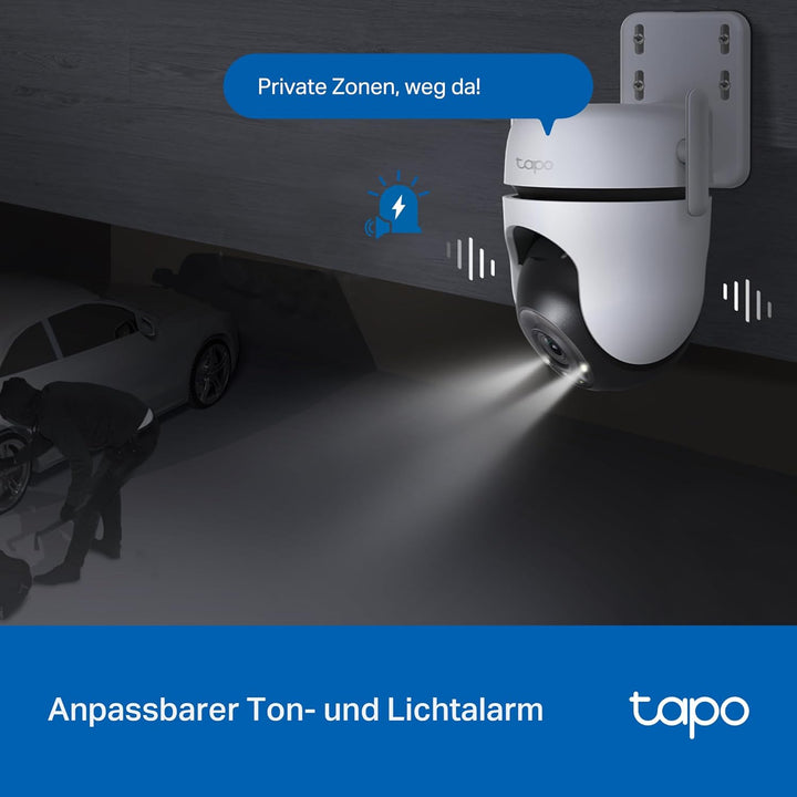 TP-Link Tapo C520WS Überwachungskamera Aussen, Starlight Farbe Nachtsicht,360° Kamera , 2K 4MP, 2 le