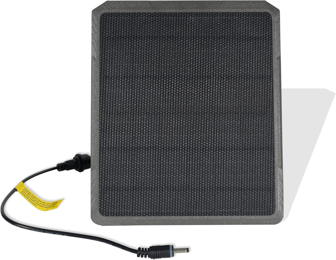 GardePro SP350 Wildkamera-Solarpanel mit wiederaufladbarem Akku, 12V/1 A, 9V/1,3 A, 6V/2 A, Stecker