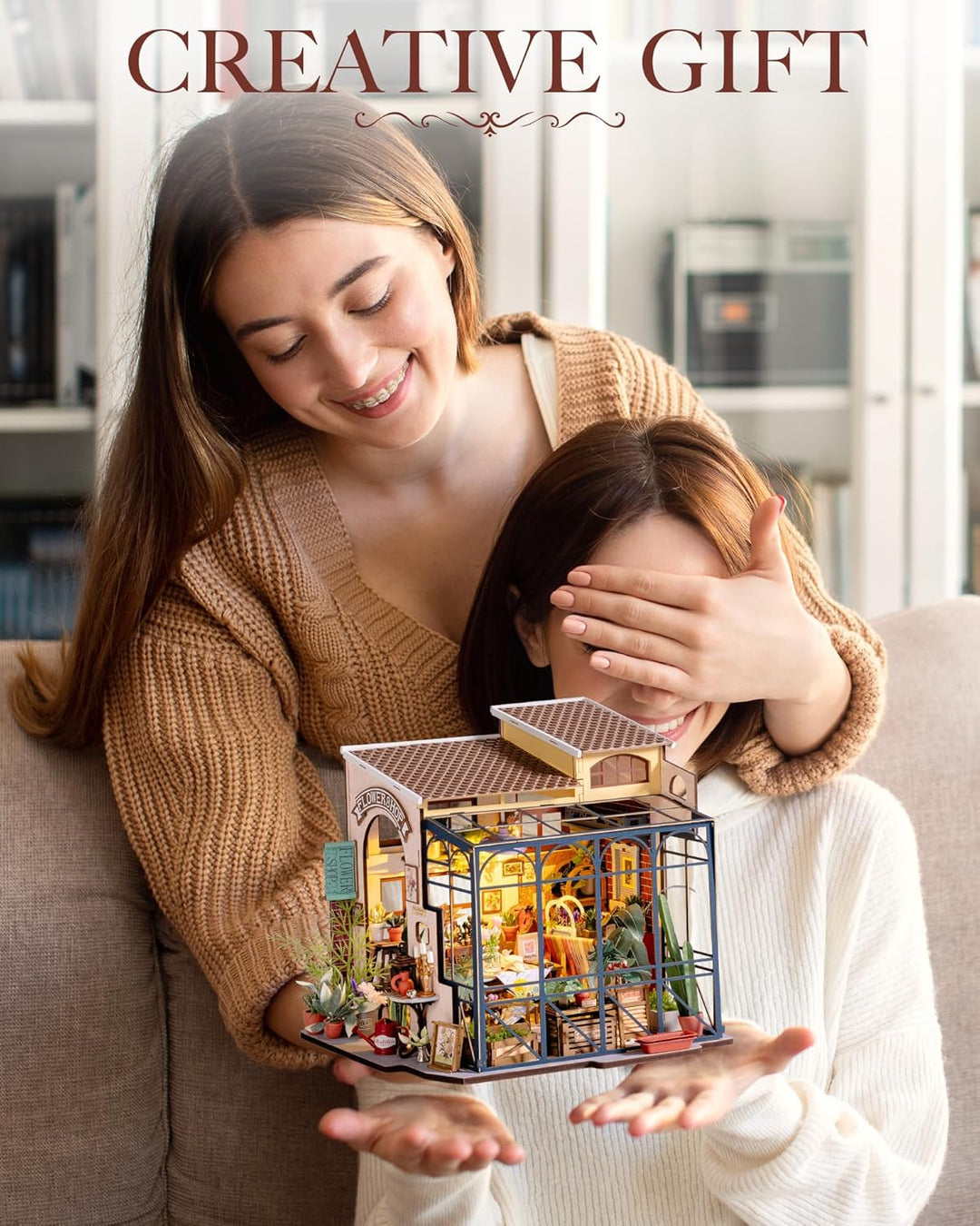 Rolife DIY Miniatur Haus Puppenhaus Kit HolzHaus Modell für Mädchen und Jungen Kinder 14+ Jahre Alt