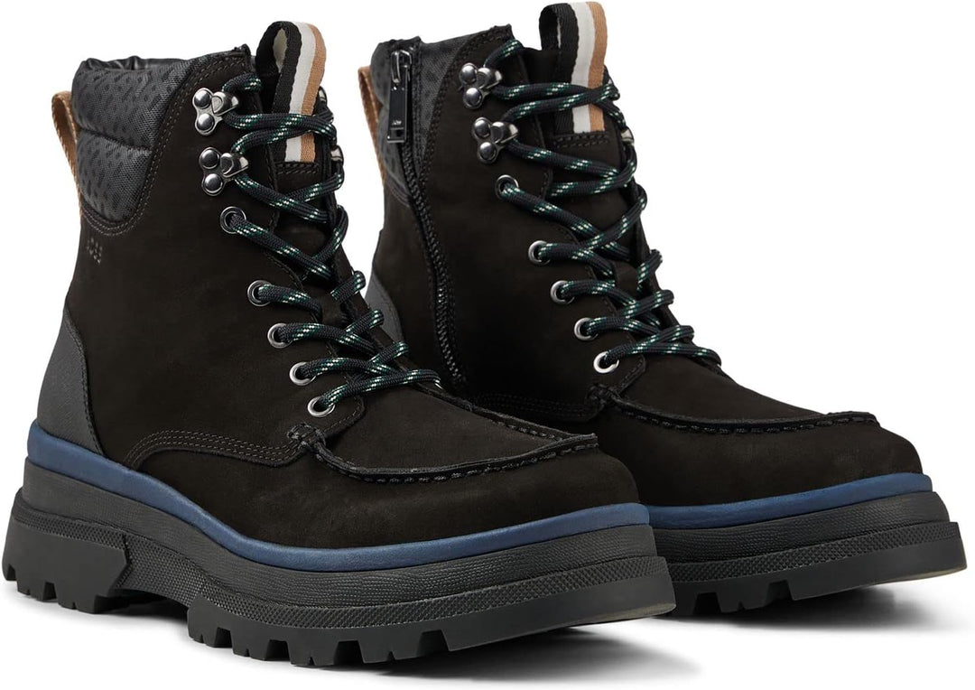 BOSS Herren Foster_halb_nuny Ankle Boot 40 EU Black1, 40 EU Black1